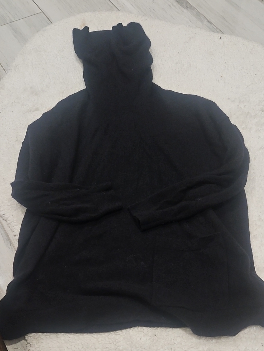 Garnet Hill Black Turtleneck